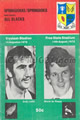South Africa v New Zealand 1976 rugby  Programme
